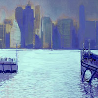 impressionism, Manhattan, cityscape, contemporary art, collection, highlights, best art